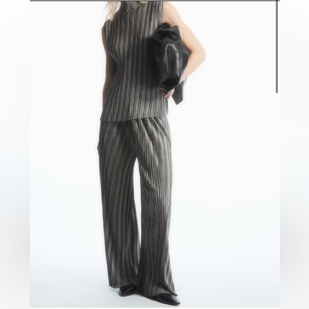 COS Plissé Pleated Pants